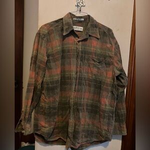 Orvis Men's Multicolor Corduroy Plaid Shirt Jacket